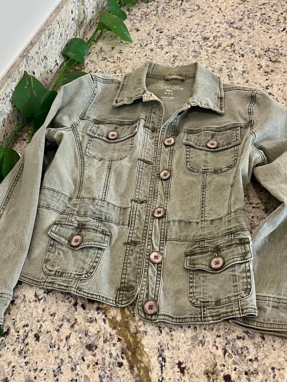 Button front jacket